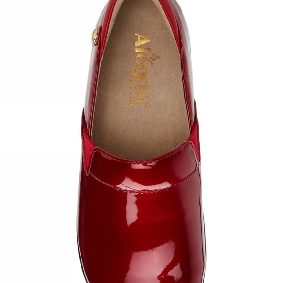Alegria Keli Work Slip-On by PG LIte sz EU 41  (US 10.5-11) Ruby Red - Picture 9 of 14
